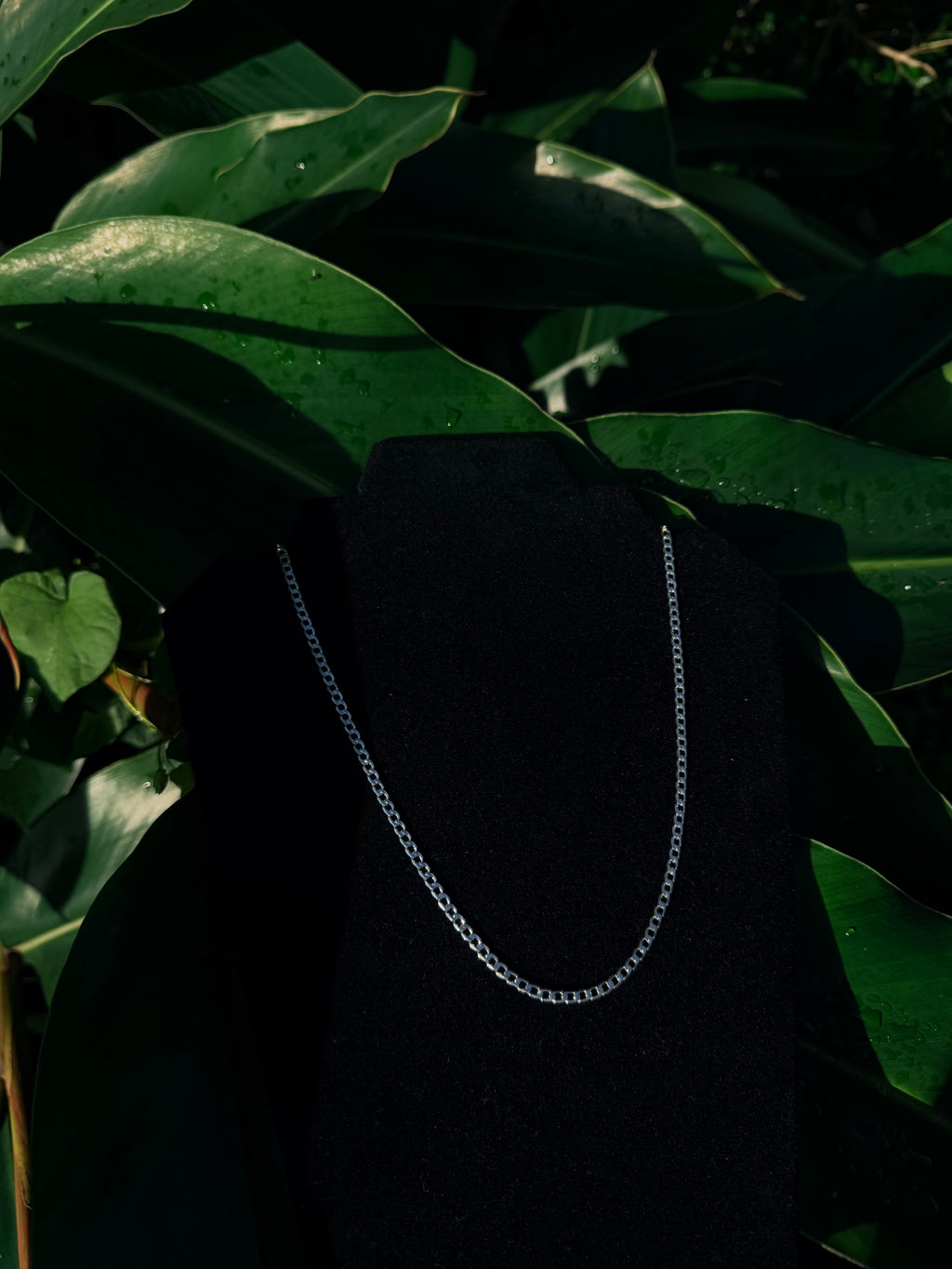 Solid 925 Sterling Silver Curb Link Chain