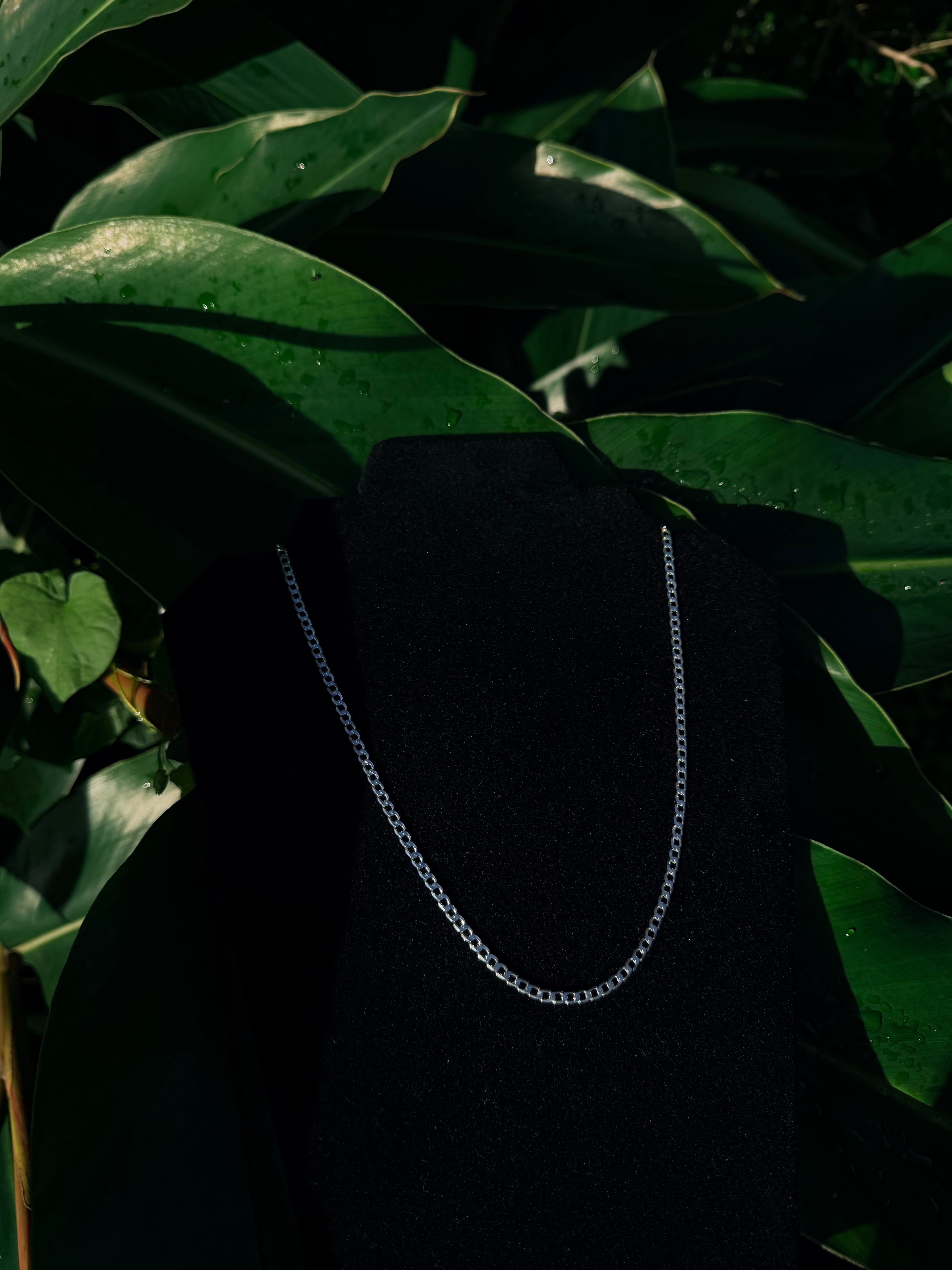 Solid 925 Sterling Silver Curb Link Chain