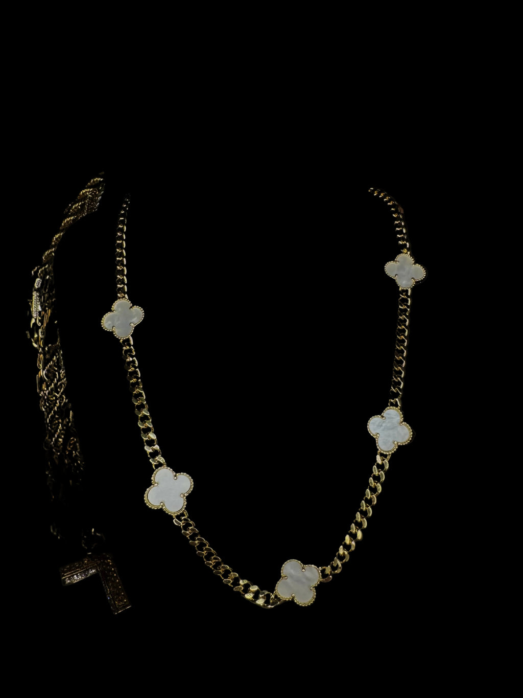 White Clover 14k Gold-Filled Link Chain Necklace, 5mm Curb Style, 22-Inch Length