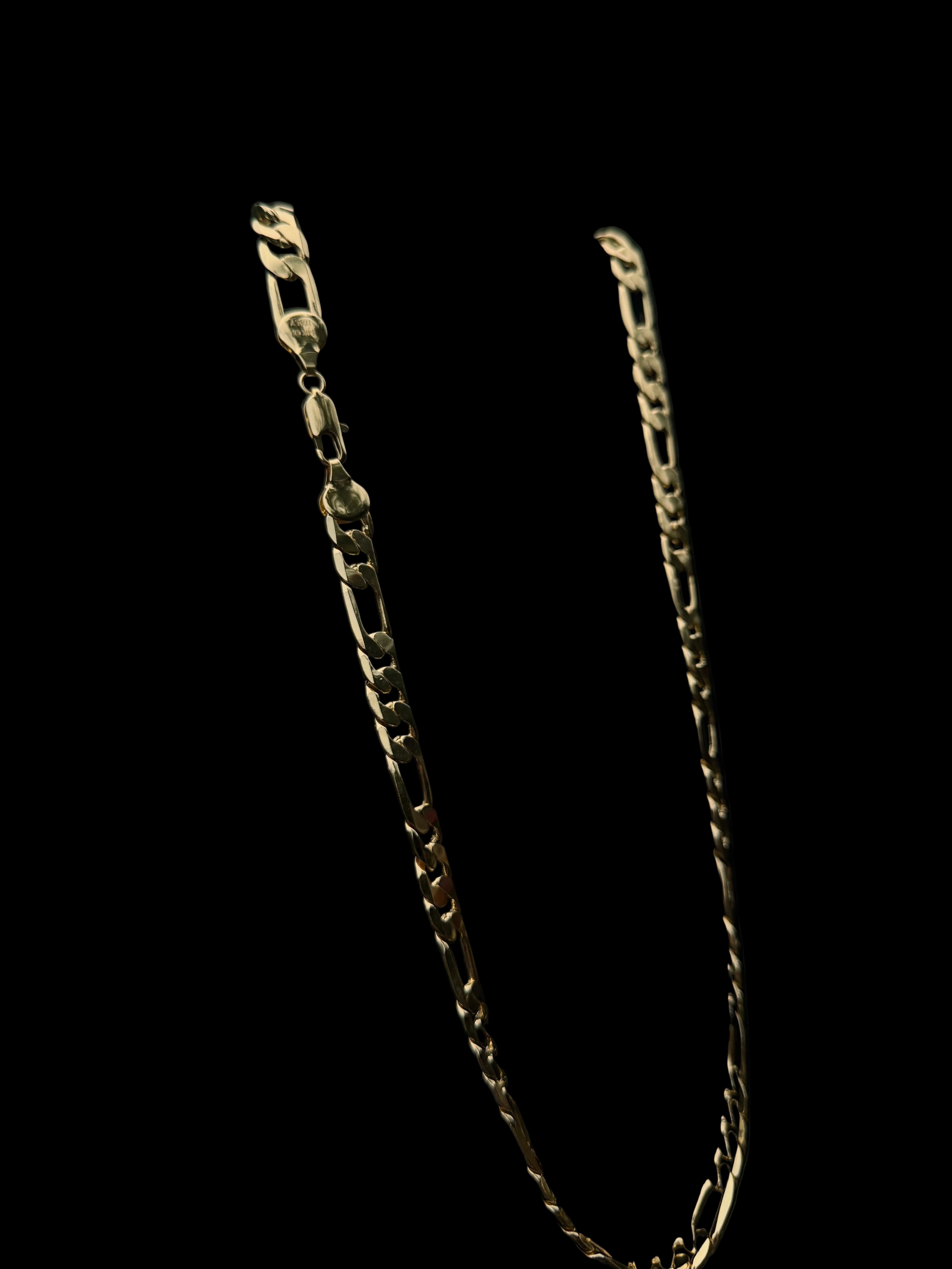14k Gold Filled Figaro Chain