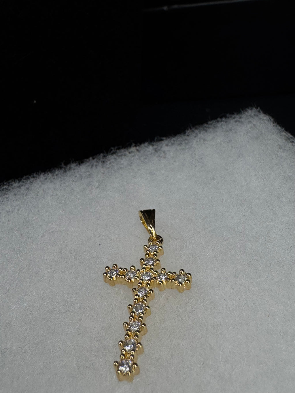 14k Gold Filled Bling Cross