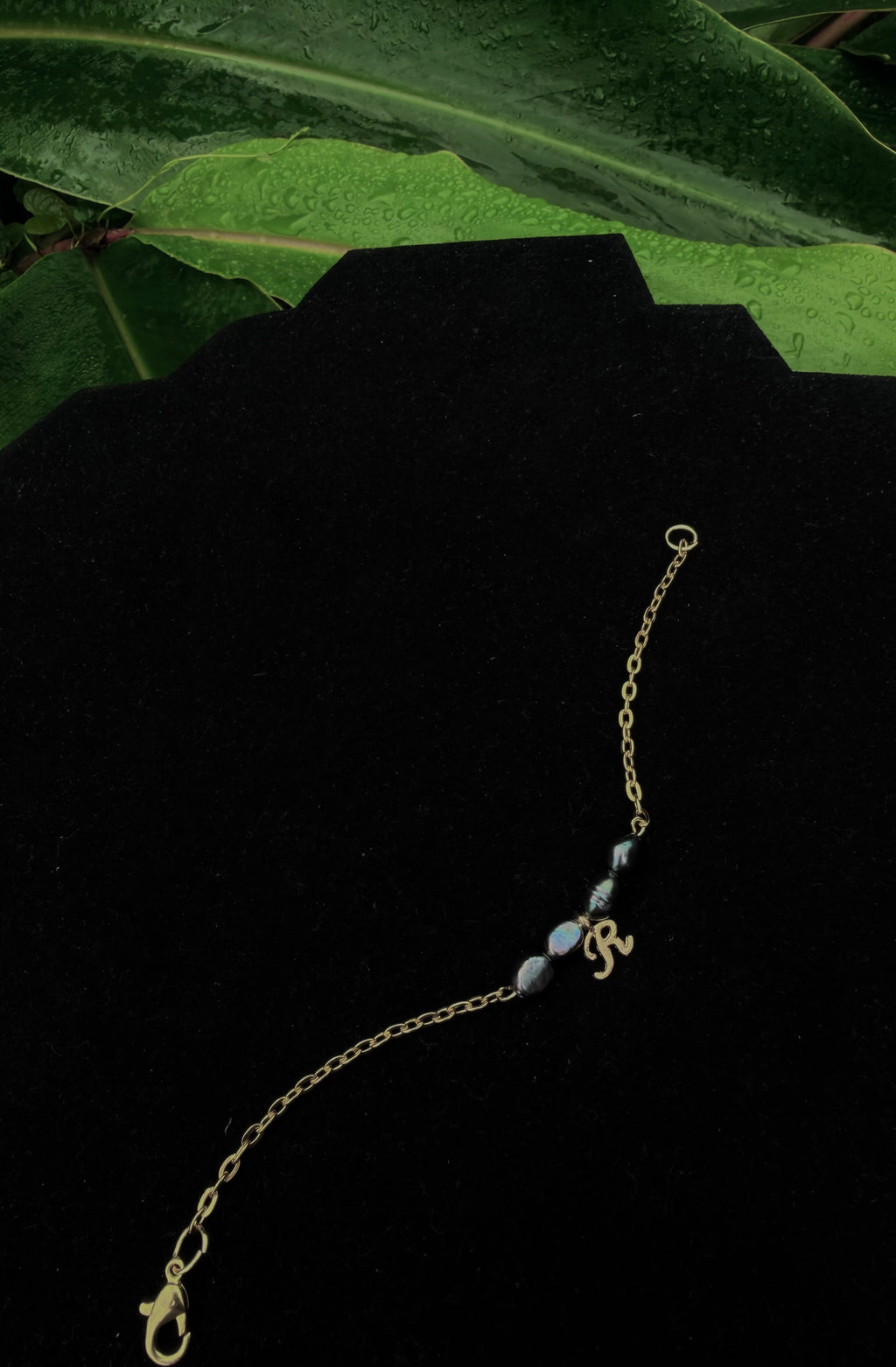 14k gold filled initial pearl Bracelets