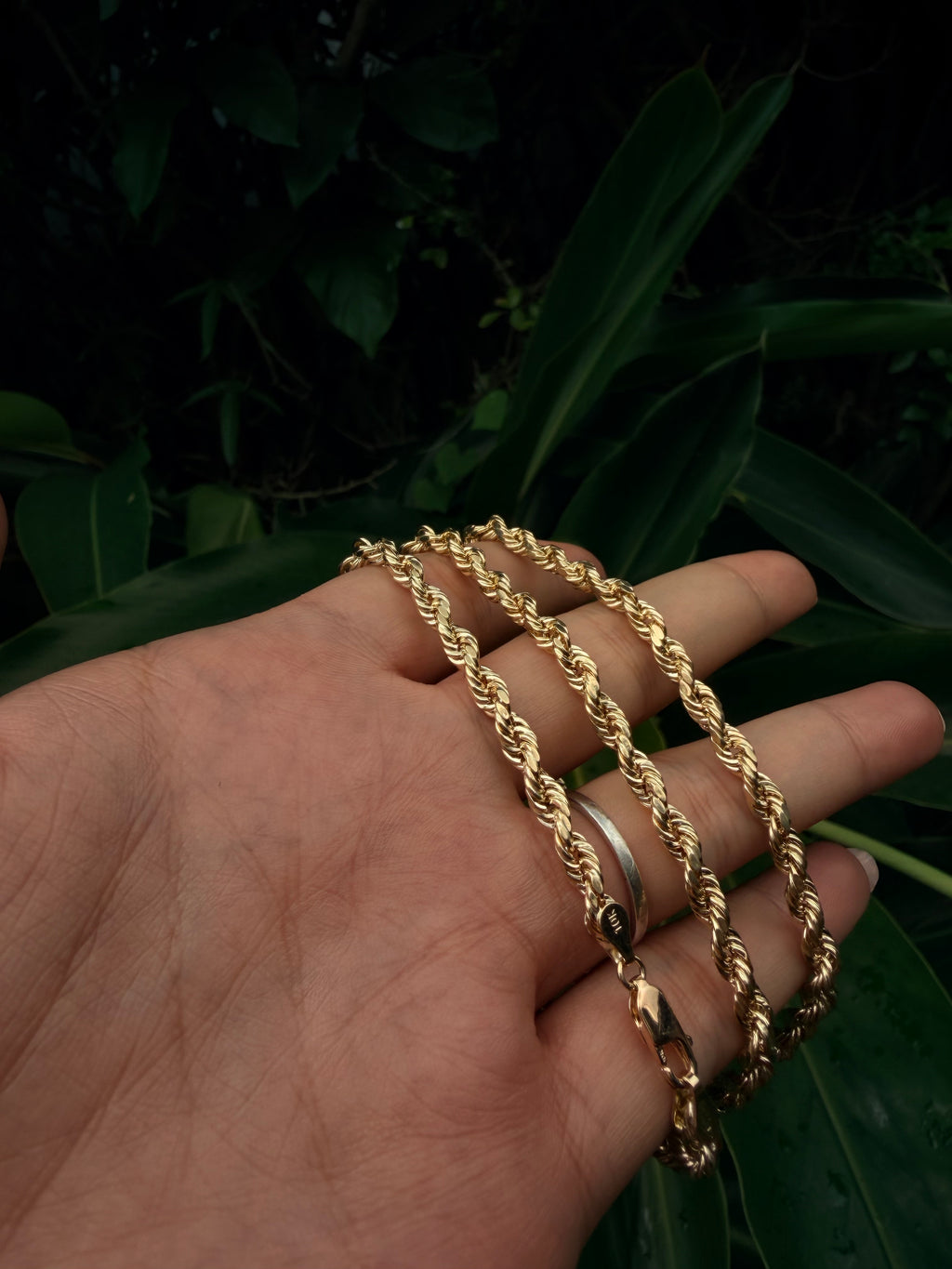 10k 4.2mm Gold Rope Bracelet