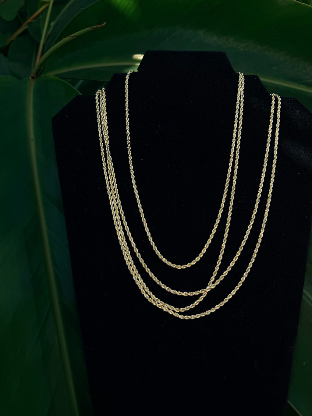 14k gold filled 3mm Rope