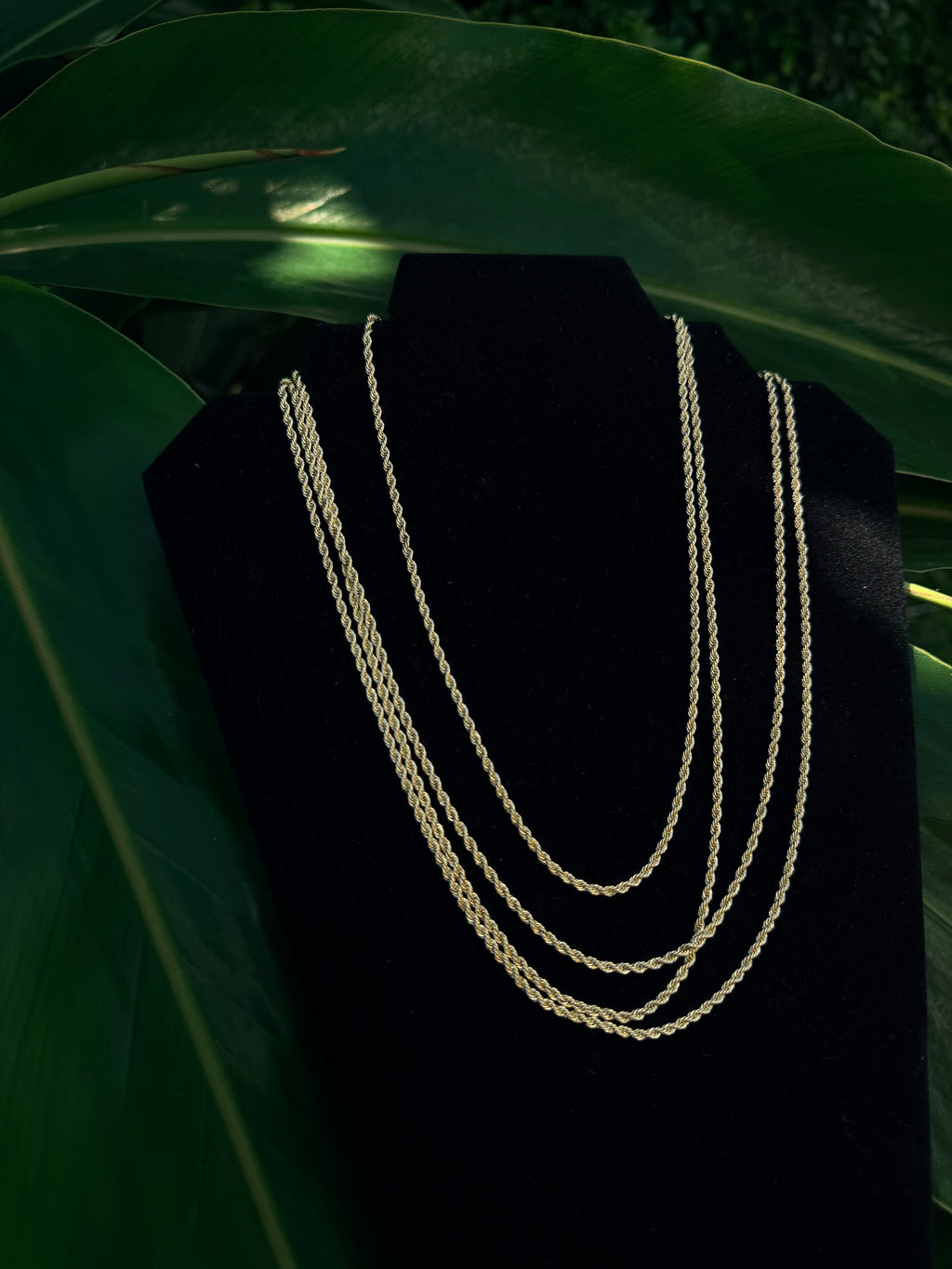 14k gold filled 3mm Rope