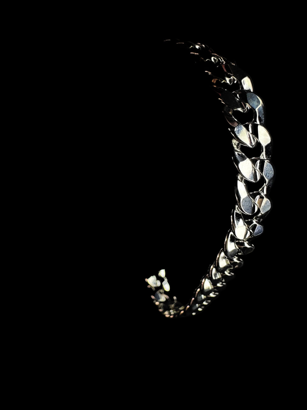 Sterling Silver Solid Cuban