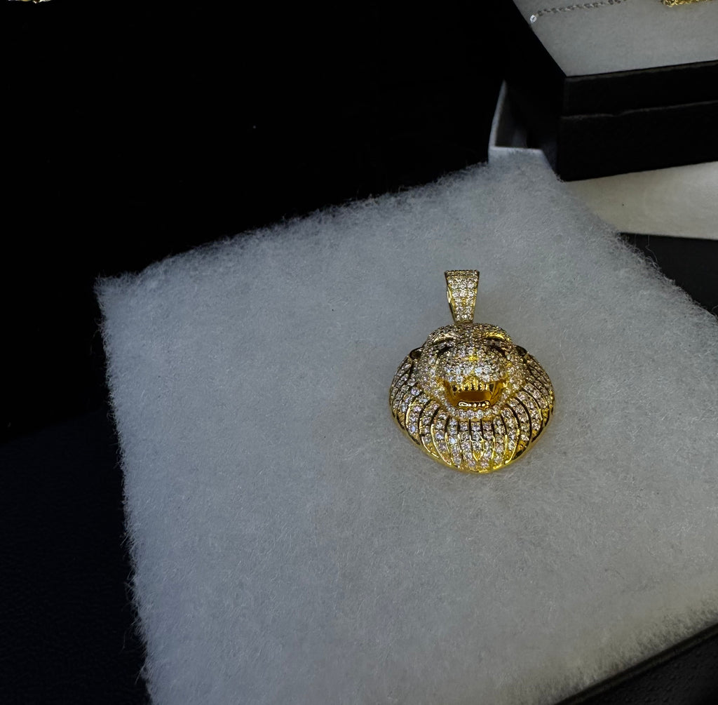 4CT 14k Gold Filled Lion Pendant