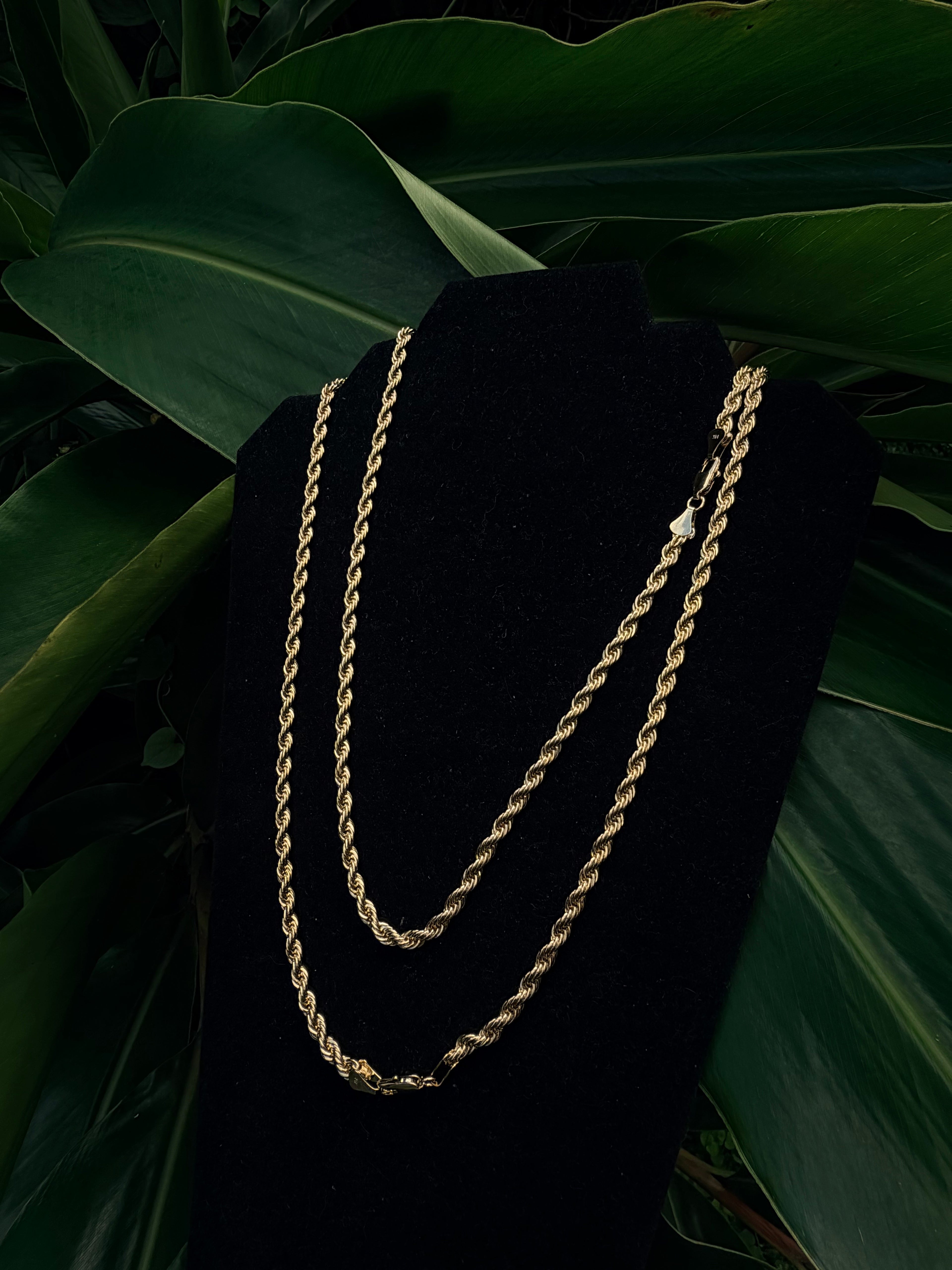 5mm 14k Gold-Filled Rope Chain Necklace