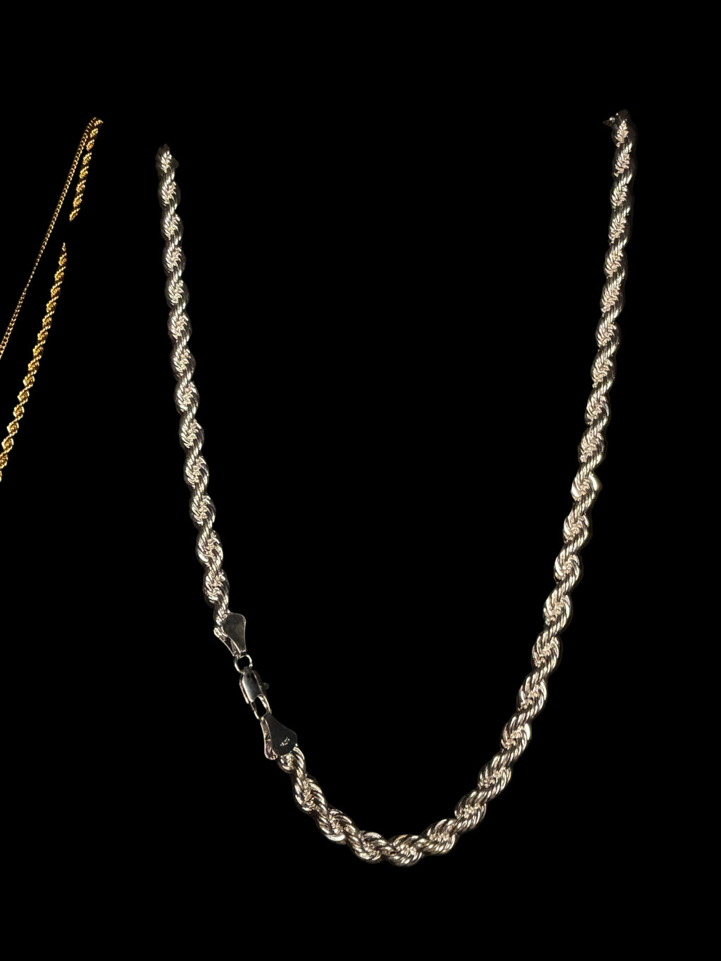 925 Solid Sterling Silver Rope