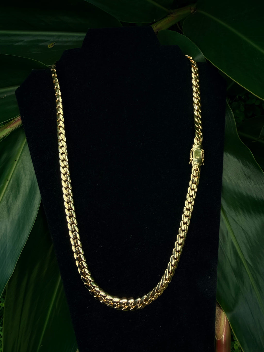 Miami Cuban Link Chain – 14K Gold Filled, 8mm Width, 24 Inches Length
