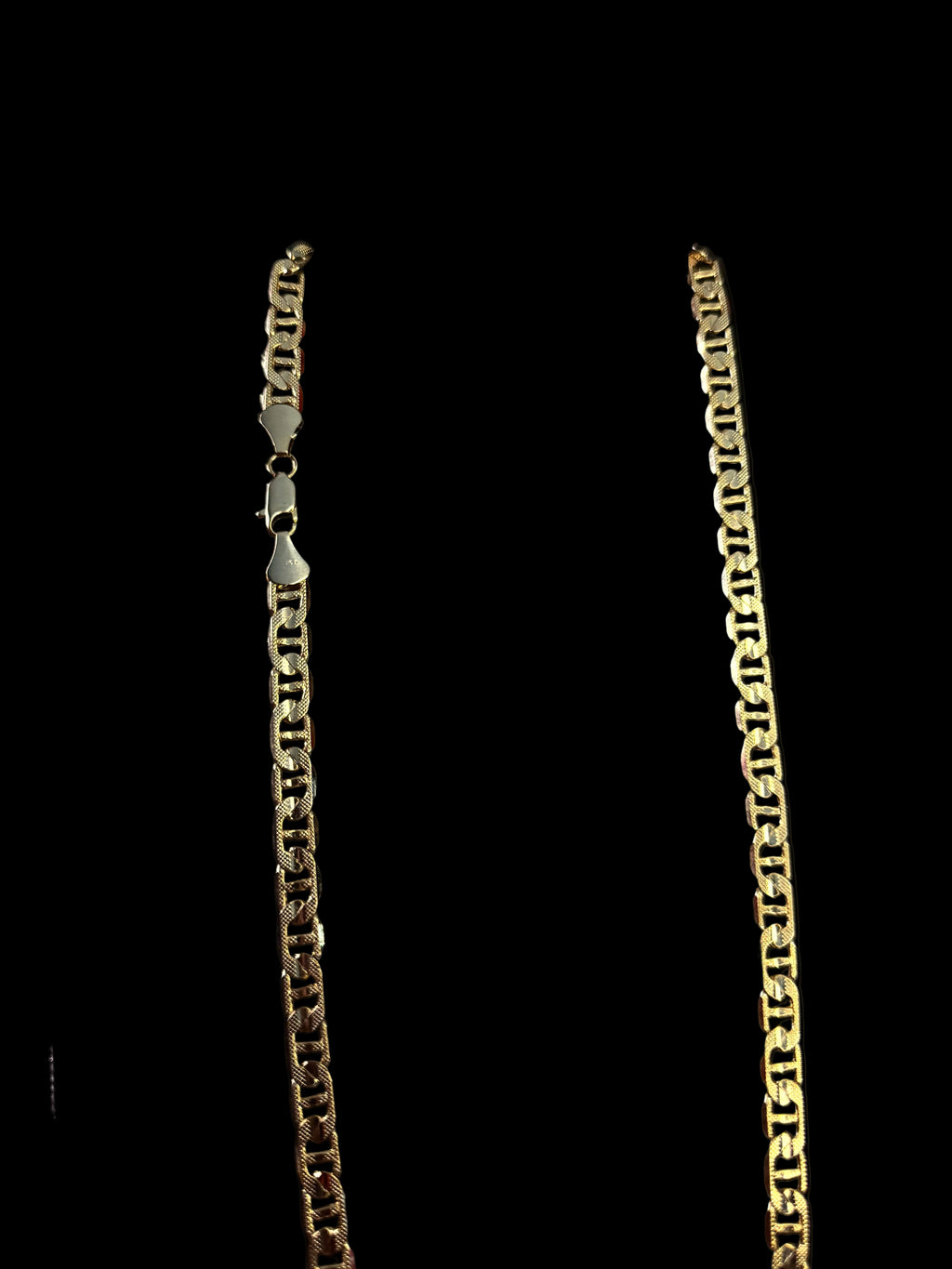 Textured Miami Cuban Link Necklace 14k Gold-Filled, 24-Inch Tarnish Resistant Chain