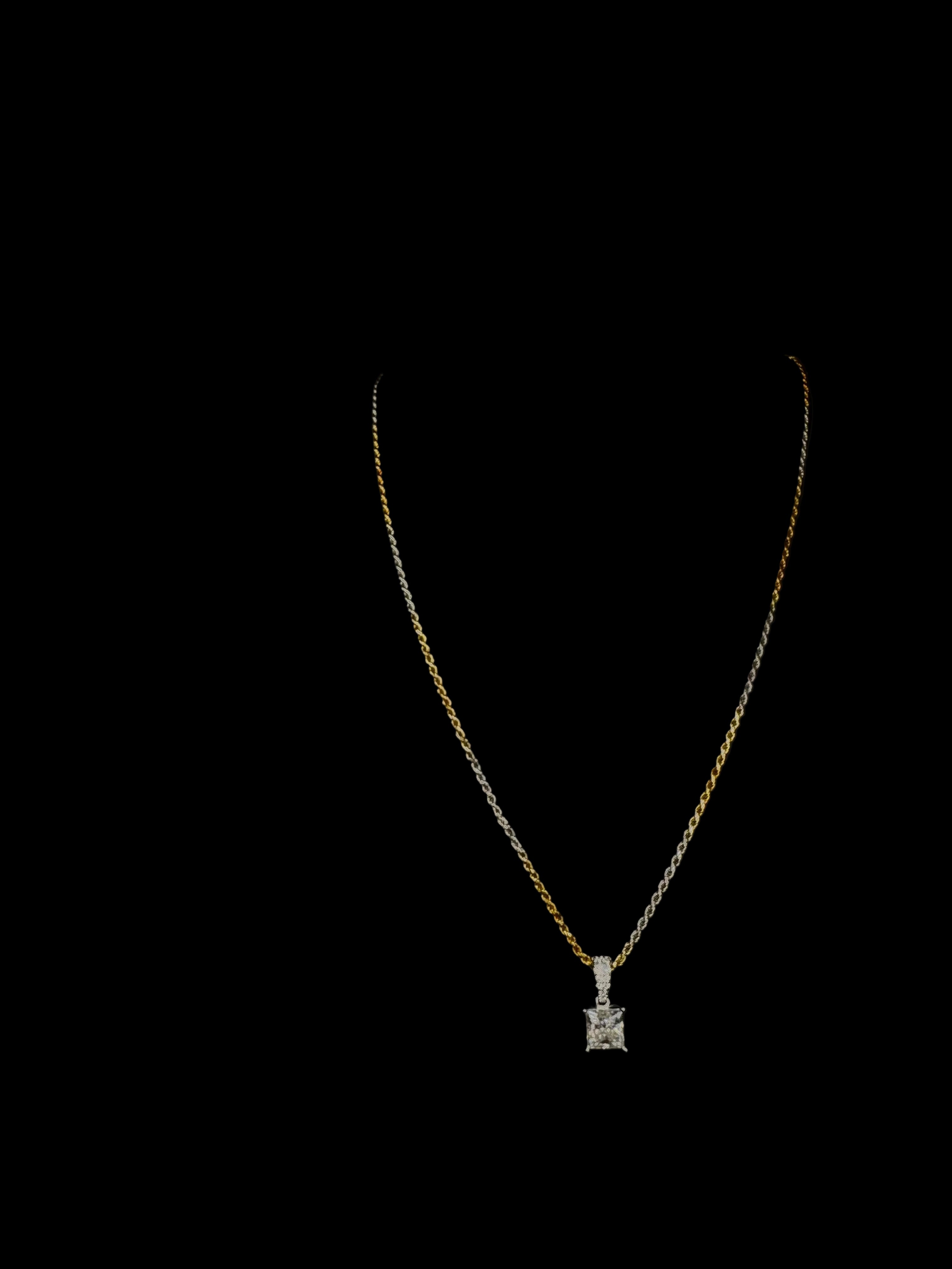 Tricolor Moissanite Lux Link