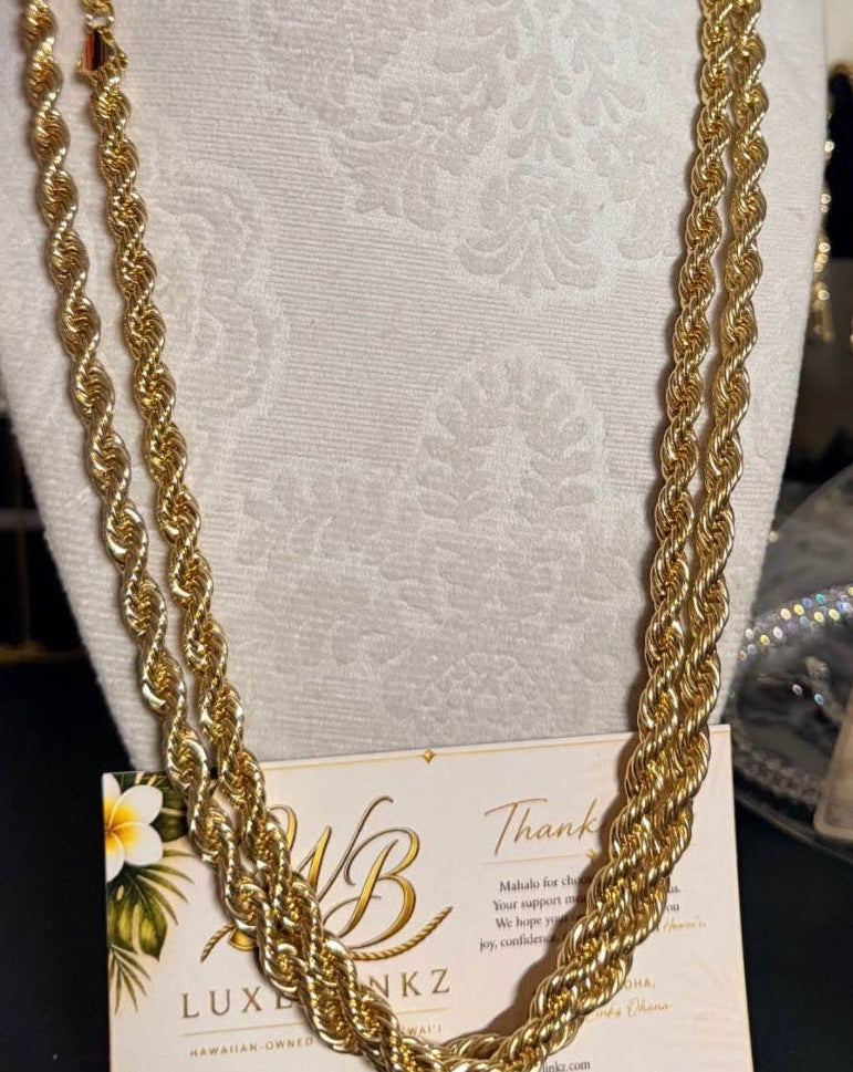 6mm 24” Rope - 14k Gold filled
