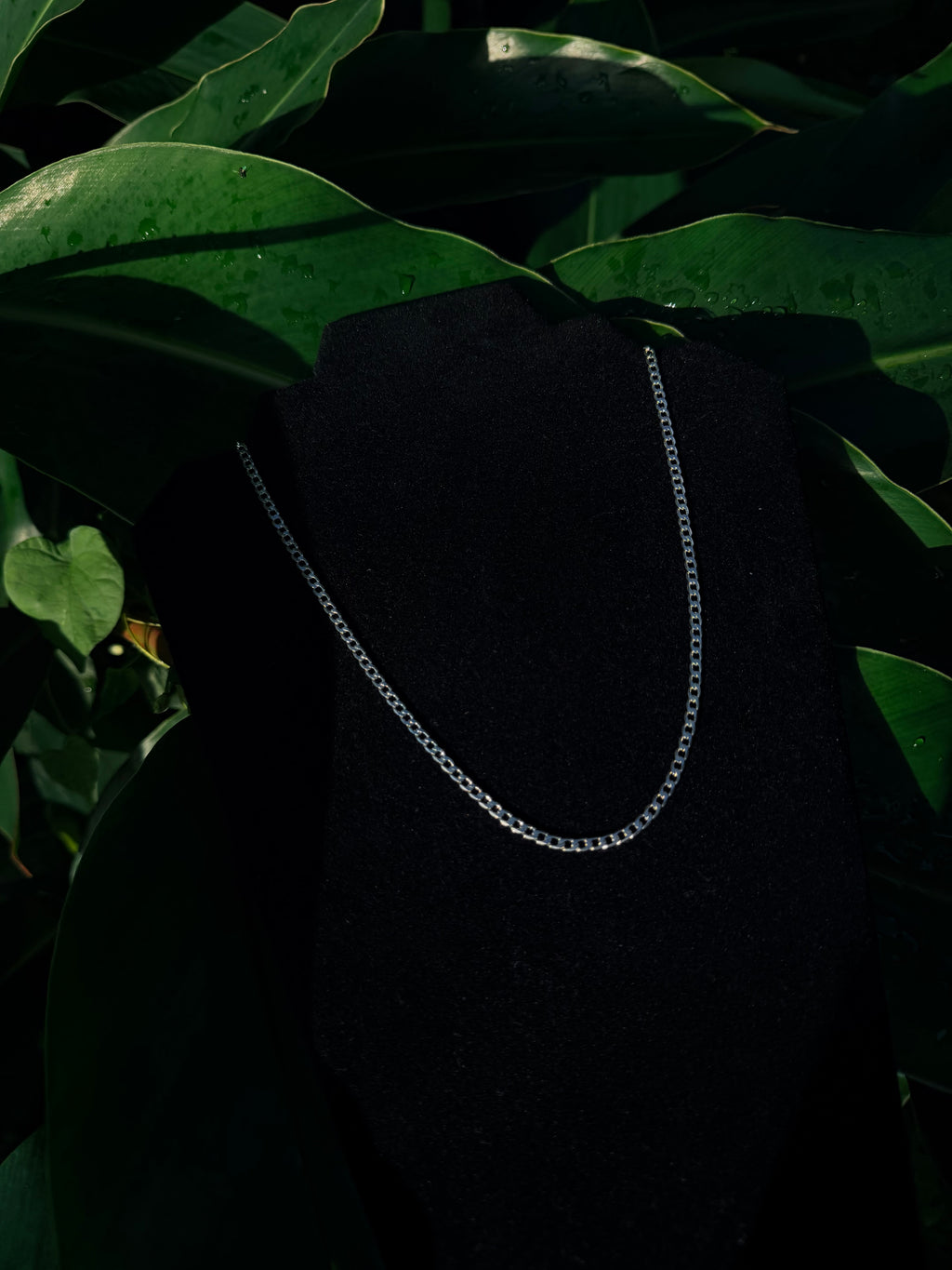 Solid 925 Sterling Silver Curb Link Chain