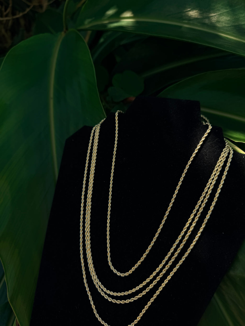 14k gold filled 3mm Rope