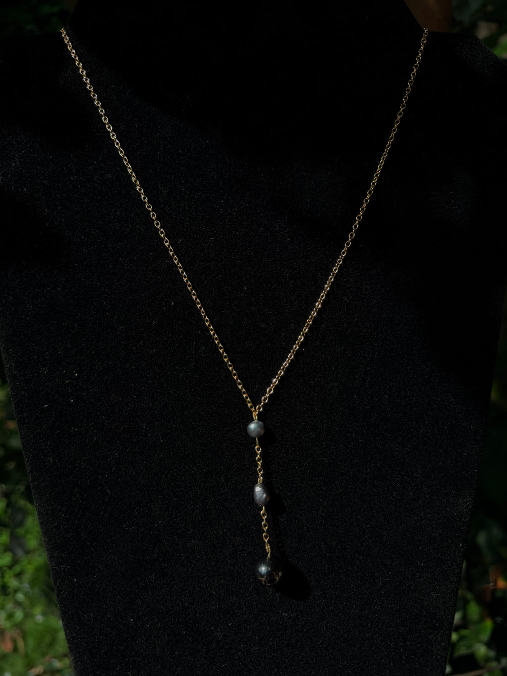 14k Gold Filled Triple Pearl