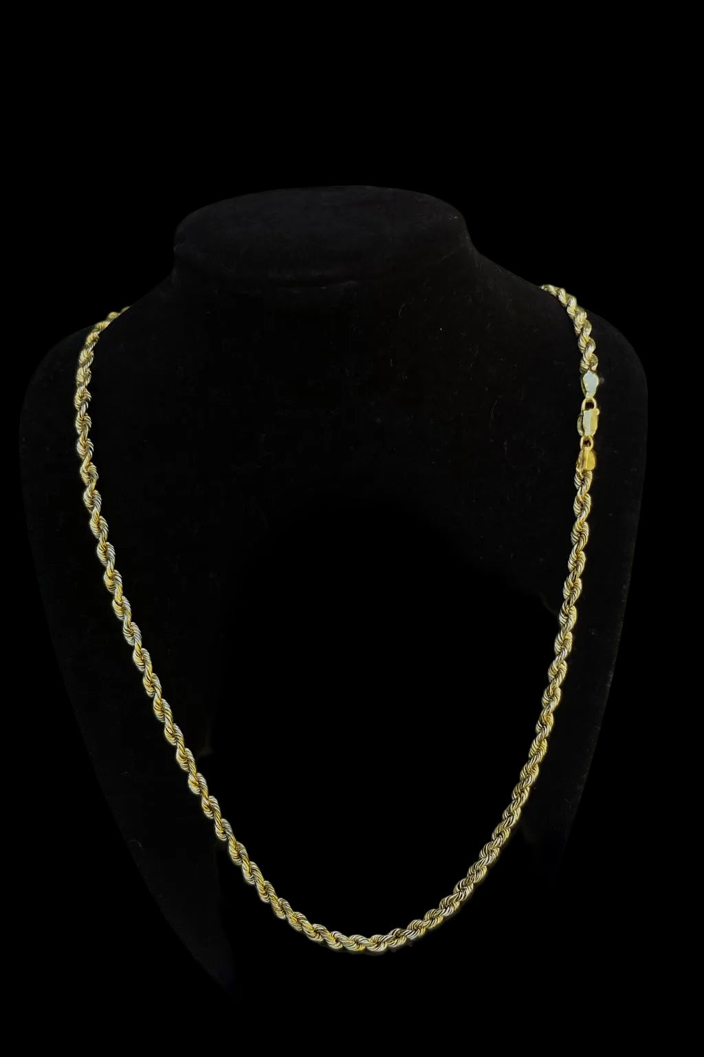 14K Diamond Cut Rope Chain