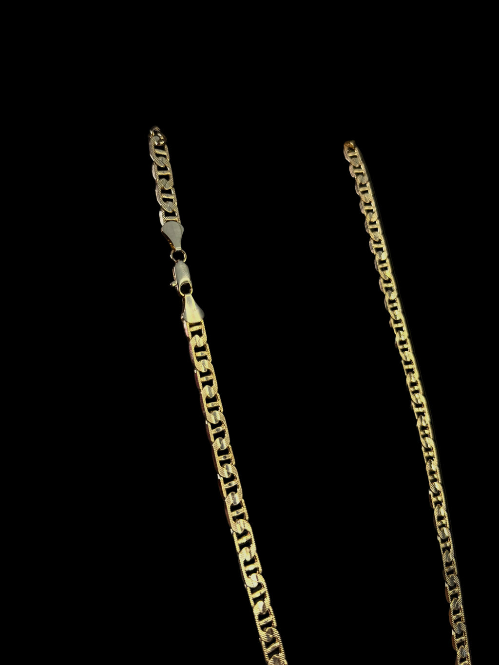 Textured Miami Cuban Link Necklace 14k Gold-Filled, 24-Inch Tarnish Resistant Chain