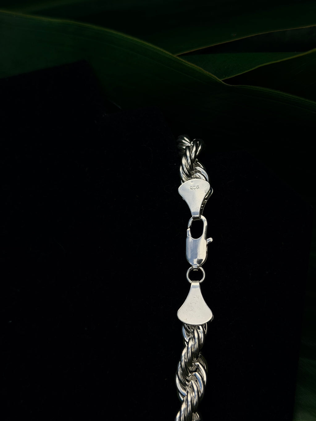 925 Sterling Silver 10mm 24” Rope Chain