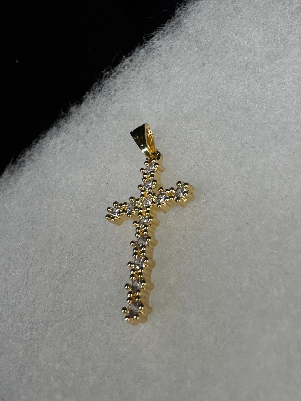 14k Gold Filled Bling Cross