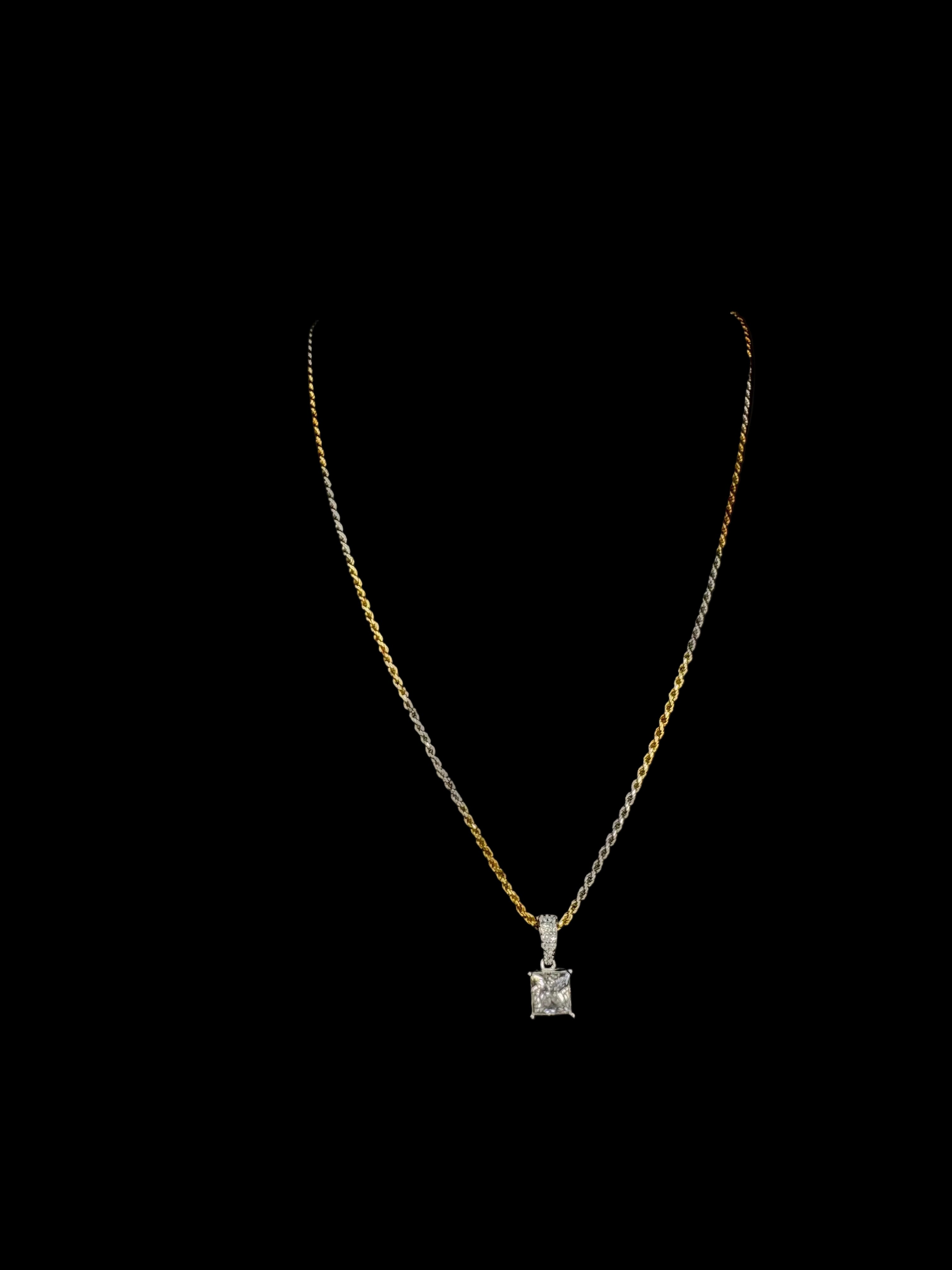 Tricolor Moissanite Lux Link