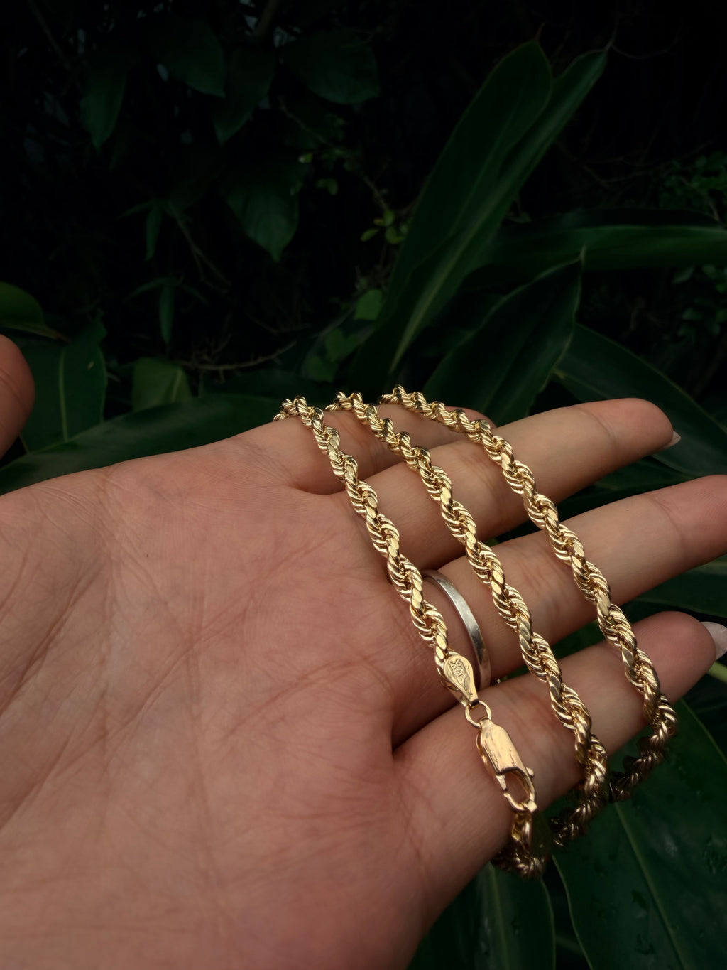 10k 4.2mm Gold Rope Bracelet