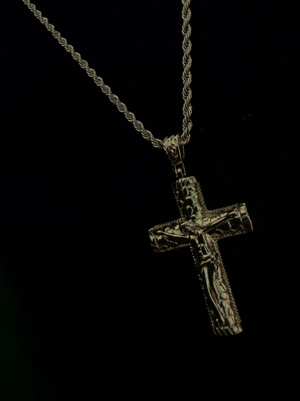 14k Gold Filled Jesus Cross Pendant