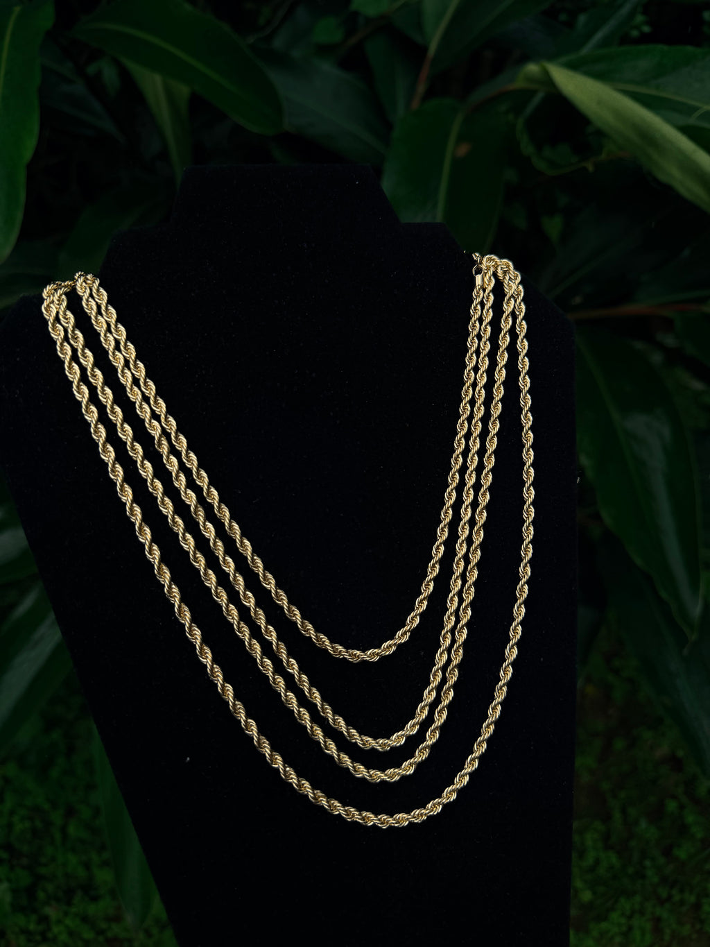 14k gold filled 4mm ropes