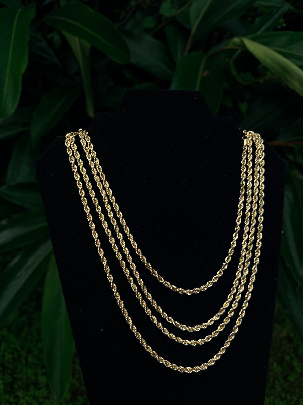 14k gold filled 4mm ropes