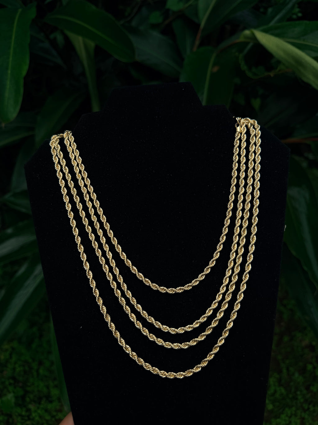 14k gold filled 4mm ropes
