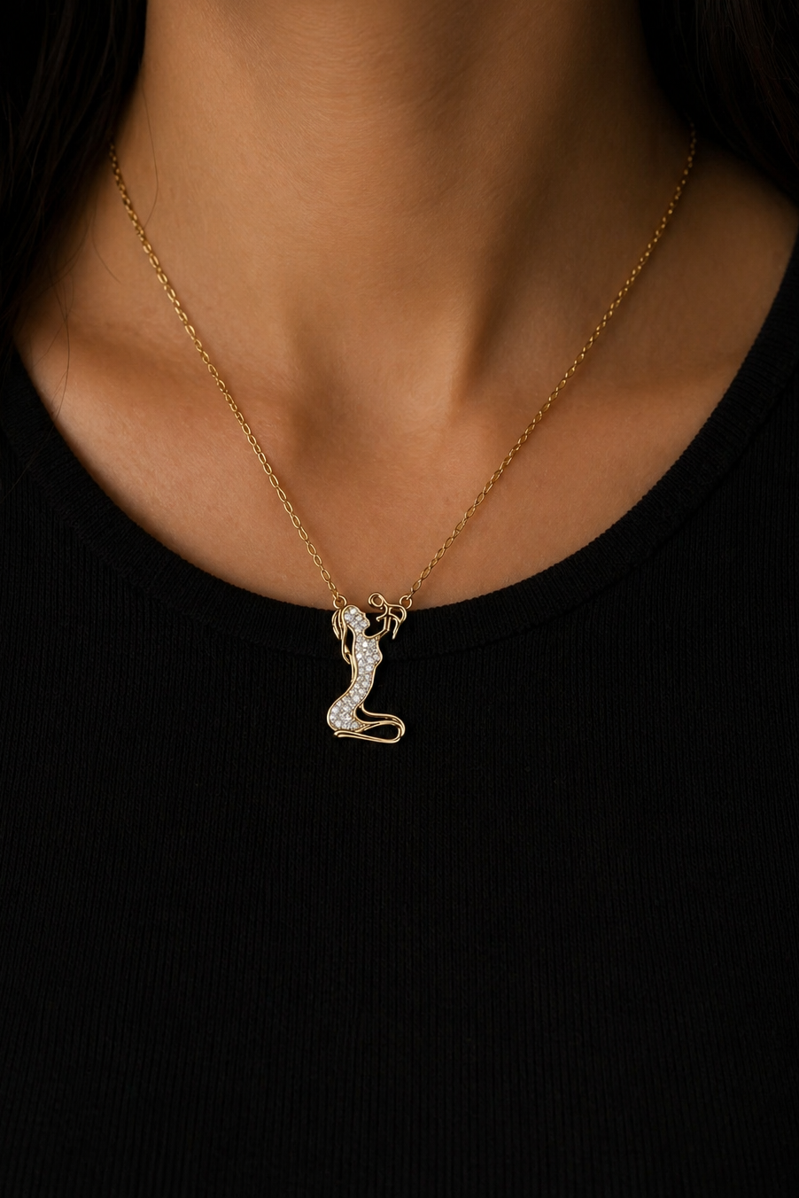 Moissanite Mom Necklace – 14K Gold Filled