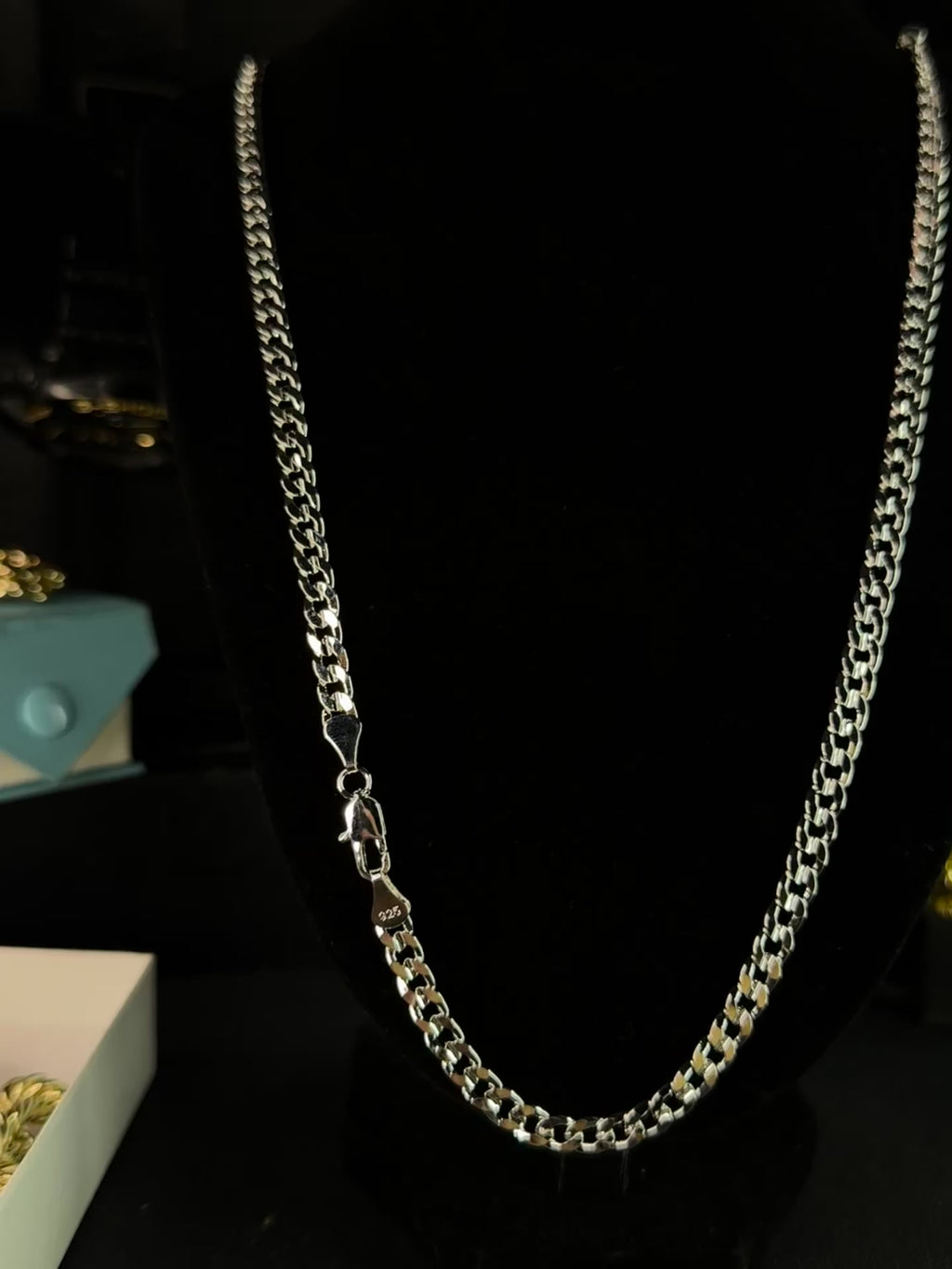 925 Solid Cuban Luxe link