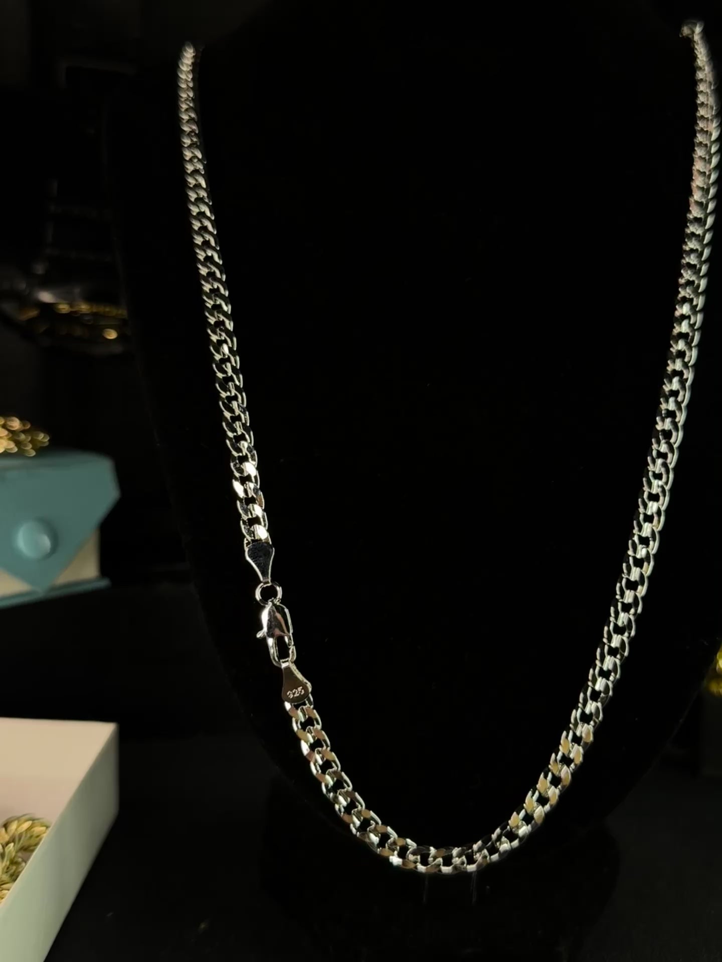 925 Solid Cuban Luxe link