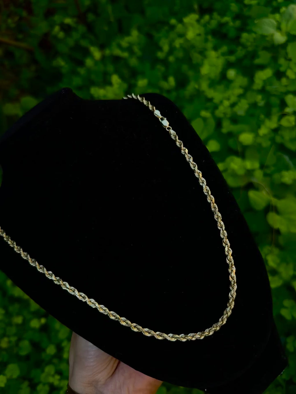 14K Diamond Cut Rope Chain
